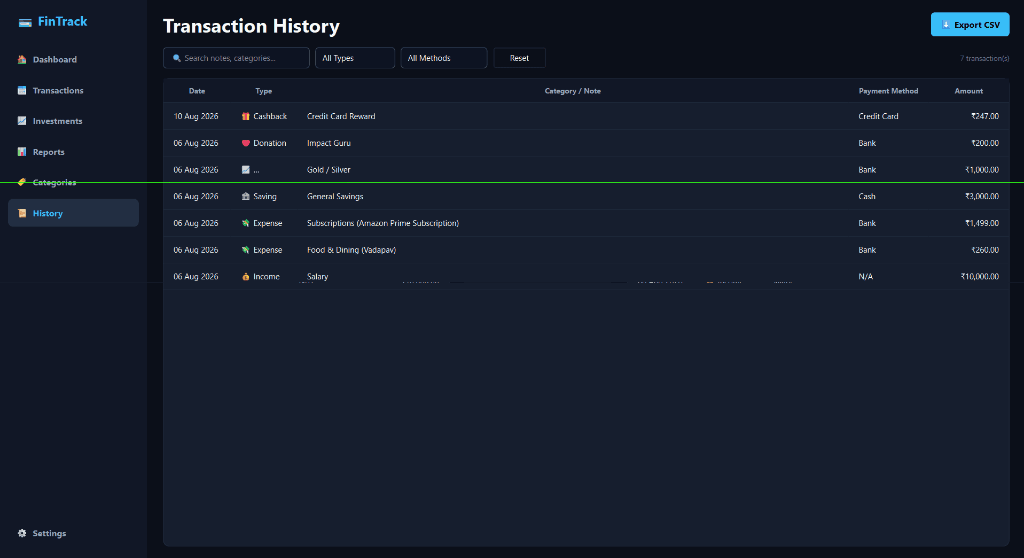 FinTrack: Monthly Budget Tracker & Financial Analytics screenshot 6